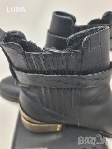 дамски кожени ботуши номер 37, снимка 6 - Дамски ботуши - 48459315