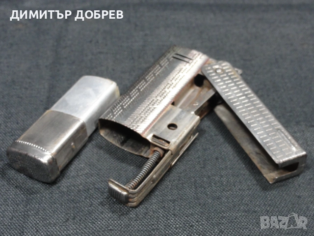 СТАРА РЕТРО БЕНЗИНОВА ЗАПАЛКА IMCO STREAMLINE 6800 AUSTRIA, снимка 7 - Антикварни и старинни предмети - 52955471