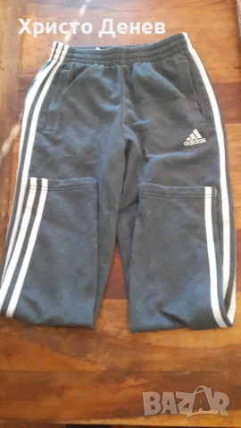 анцунг долнище детско Адидас Adidas 11-12 години, плътно, цвят тъмно, снимка 2 - Детски анцузи и суичери - 52989084