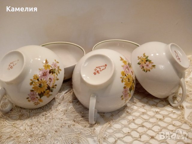 Руски порцелан , снимка 4 - Чаши - 40108236