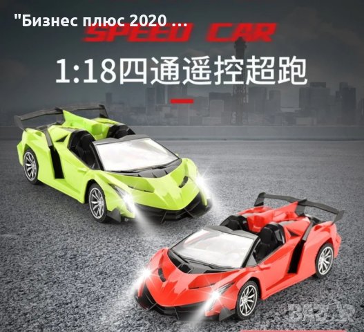 Детска състезателна кола кабриолет с дистанционно управление с звук и светлина АХ-912