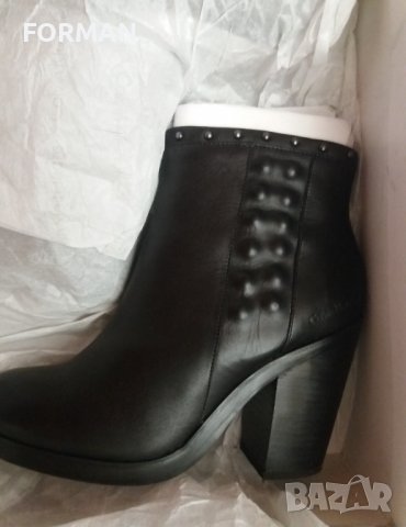 Черни боти на широк ток и платформа 36 номер , снимка 5 - Дамски боти - 37892898