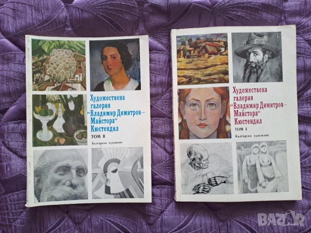 Книги Художествена галерия Владимир Димитров-Майстора І и ІІ том 1982 г 
