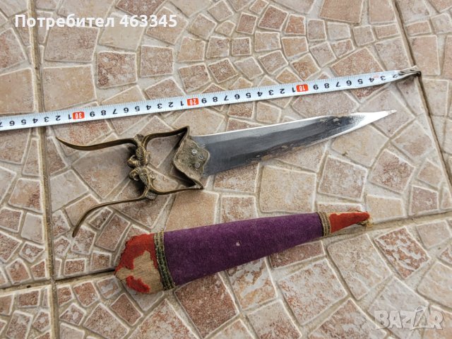 Нож, кутар, кама, кинжал, нож, каракулак, снимка 7 - Антикварни и старинни предмети - 44003489