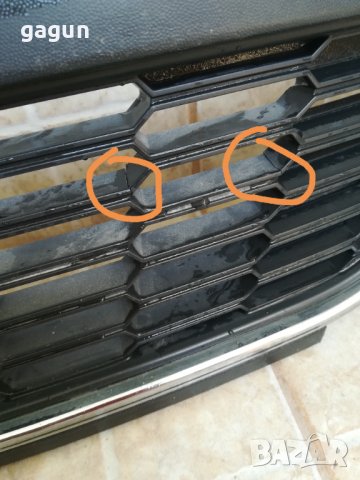 Решетка с Хром Лайсна за Предна Броня Polo 5- 2009-2014г., снимка 6 - Части - 37742450