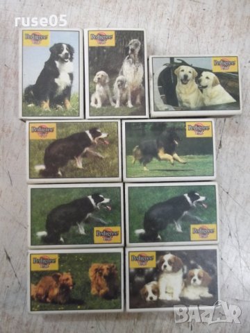 Лот от 9 бр. неизползвани български кибрита с кучета, снимка 2 - Други ценни предмети - 27962479