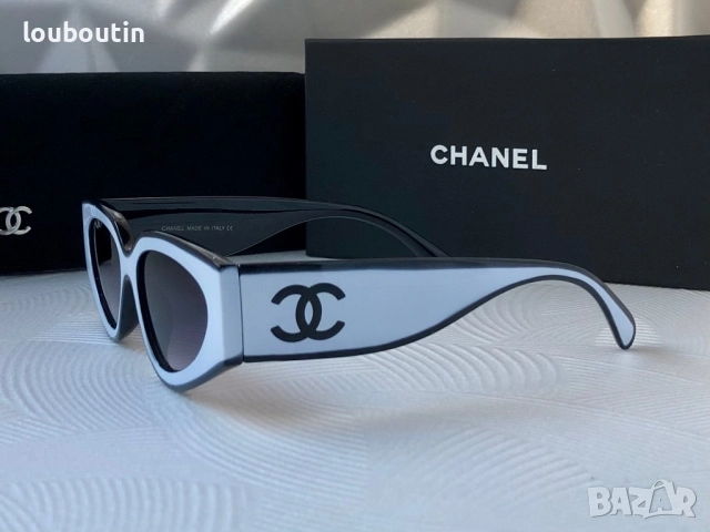 Дамски слънчеви очила котка бяло и черно, снимка 11 - Слънчеви и диоптрични очила - 52914542