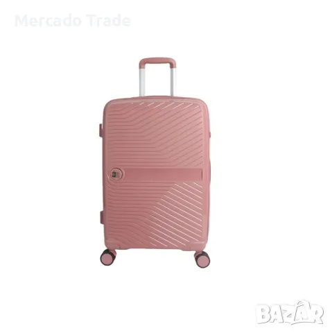 Куфар с колелца Mercado Тrade, 33л., Розов