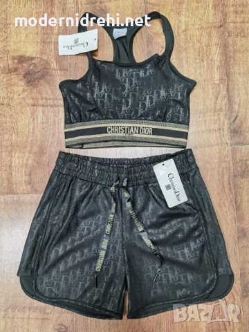 Дамски комплект панталонки и блуза Christian Dior код 82, снимка 1 - Къси панталони и бермуди - 36939499