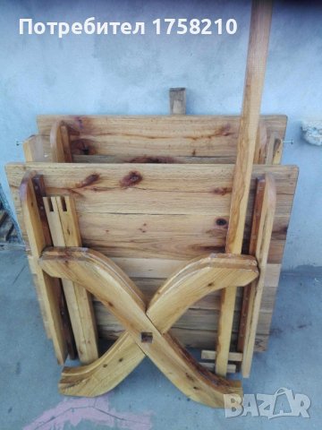 Дървена маса, снимка 2 - Маси - 42960218