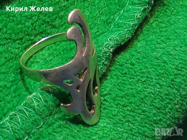МОДЕН СРЕБЪРЕН АРТ ПРЪСТЕН СРЕБРО 925 ОРИГИНАЛНА МАЙСТОРСКА КРАСИВА БУТИКОВА ИЗРАБОТКА 27539, снимка 13 - Пръстени - 36796699