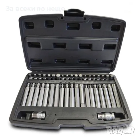 Комплект накрайници – Hex, XZN и Torx 40 части RockForce, снимка 2 - Други инструменти - 50361292