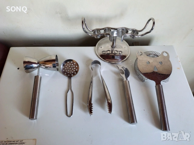 Марков Бармански Комплект WMF Cromargan Faces, снимка 3 - Обзавеждане за заведение - 53177609