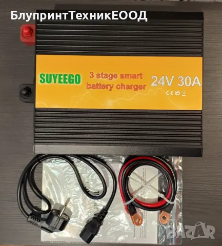Зарядно устройство Suyeego 30А 24V с 8 режима (триетапно) +функция "събуждане", снимка 11 - Друга електроника - 48415173