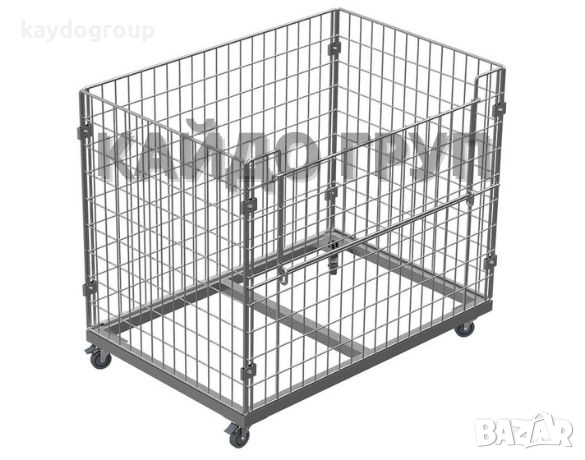 Телен кош, сгъваем, с платформа на колелца, различни размери, снимка 4 - Оборудване за магазин - 52693638