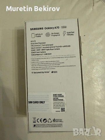SAMSUNG Galaxy A 70, снимка 2 - Samsung - 53011145