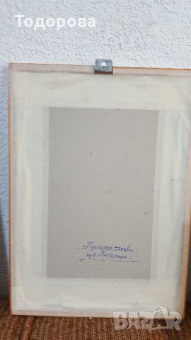 Авторска картина "Пролет", снимка 4 - Антикварни и старинни предмети - 27815336