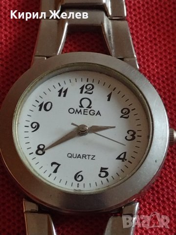 Марков дамски часовник OMEGA QUARTZ много красив стилен дизайн 41737, снимка 2 - Дамски - 43785992