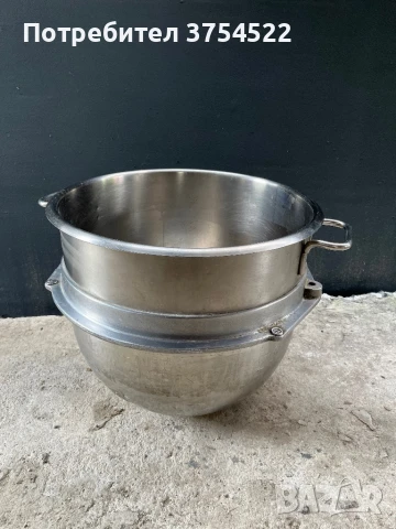 Професионална купа за миксер / месене, снимка 4 - Обзавеждане на кухня - 50520944