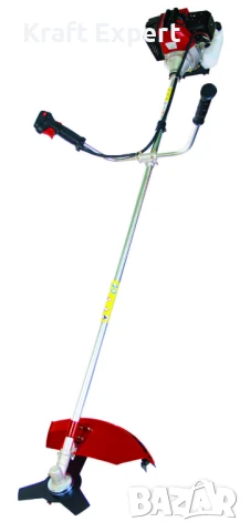 PRO Бензинов Тример за трева KraftWorld +10 ПОДАРЪКА, снимка 4 - Градинска техника - 50717598
