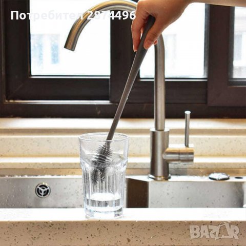 3710 Силиконова четка за лесно измиване на чаши и бутилки, снимка 10 - Други - 37875070