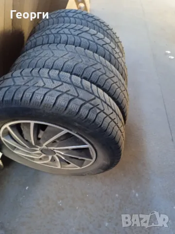 Зимни гуми с джанти 175/70/14/4х100, снимка 2 - Гуми и джанти - 47438555