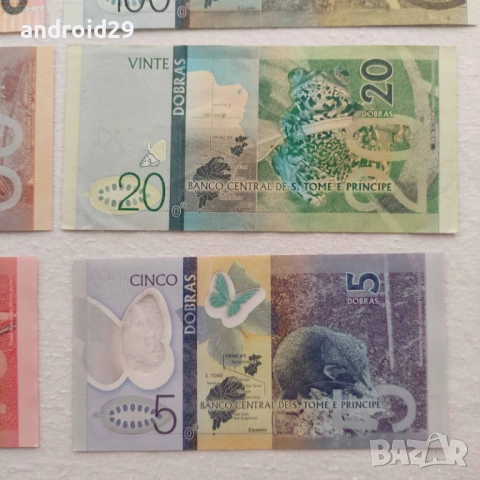 Лот Банкноти Сао Томе и Принсипи - 8 броя UNC, снимка 10 - Нумизматика и бонистика - 51446760