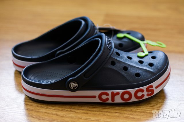 Оригинални Чехли Crocs Bayaband Clog Тъмносини, размери 38 до 39, снимка 1 - Чехли - 43486900