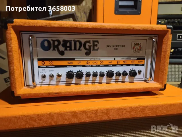 Orange Rockerverb 100w mk1 лампов китарен усилвател , снимка 1