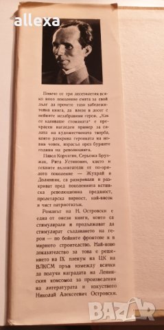 " Как се каляваше стоманата ", снимка 2 - Художествена литература - 43366269