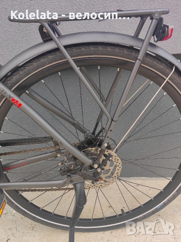 28" 2R manufactur, L размер, хидравлични спирачки трекинг алуминиев велосипед, снимка 8 - Велосипеди - 53035498