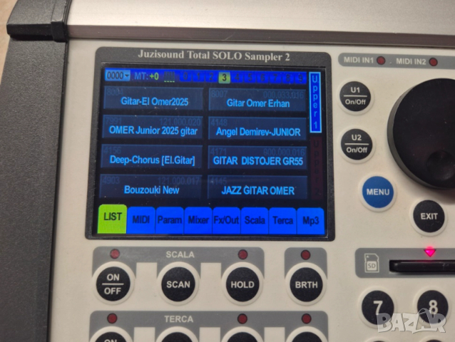 Семплер Juzisound Total SOLO Sampler 2, снимка 6 - Синтезатори - 53160888