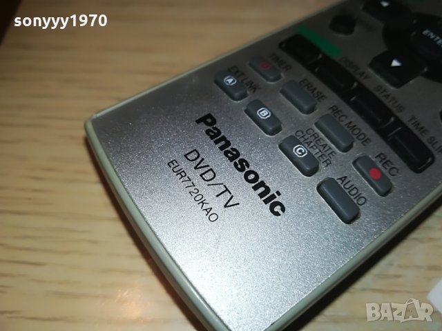 panasonic eur7720kao dvd/tv-hdd/dvd recorder remote, снимка 13 - Дистанционни - 28856553