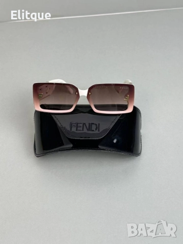 очила с черен обикновен калъф и Ув защита fendi , снимка 3 - Слънчеви и диоптрични очила - 52714892