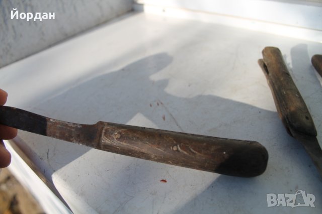 Лот стари ножове /двата са с дръжка от рог/, снимка 4 - Антикварни и старинни предмети - 43271994