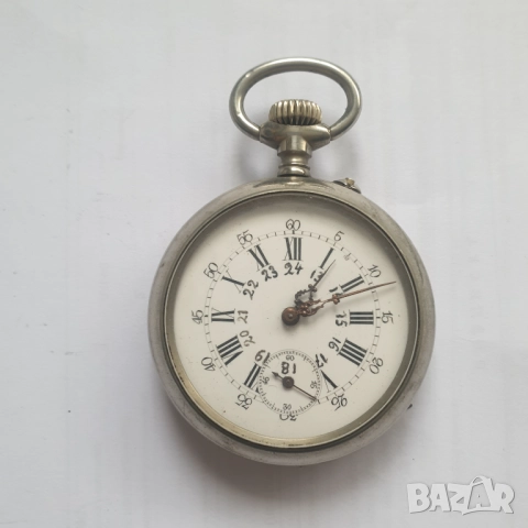 Стар джобен часовник, снимка 2 - Антикварни и старинни предмети - 51877252