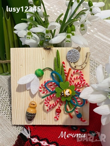 Първомартенски мини пана с кокичета!, снимка 2 - Пана - 53259898