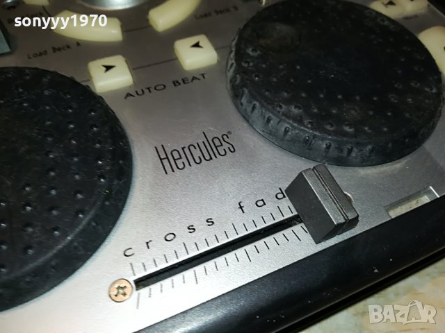 HERCULES DJ CONTROL MP3/USB-ВНОС SWISS 1907221024М, снимка 2 - Ресийвъри, усилватели, смесителни пултове - 37433828