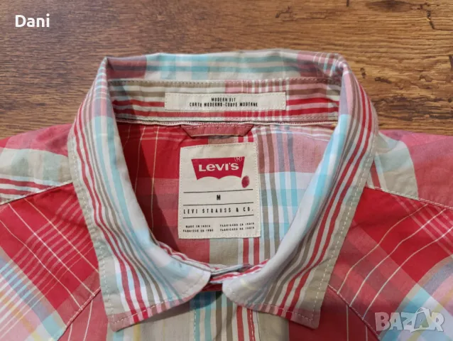 Карирана риза Levi's, снимка 2 - Ризи - 49345251