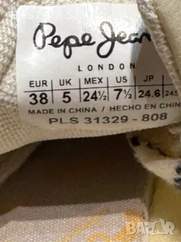 Сникърси PEPE JEANS.Номер 38.5, снимка 7 - Маратонки - 49659267