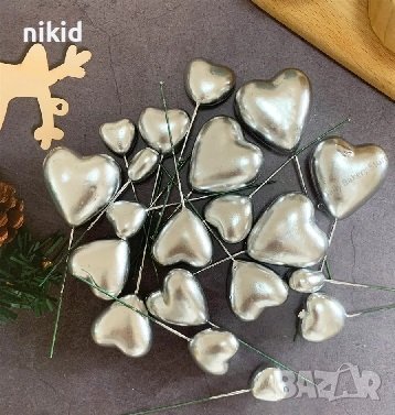Сърце сърца на тел стиропорени за украса на торта декор стиропор, снимка 2 - Други - 43900901