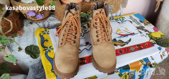 Боти Rypaz Унисекс 37н.Естествена кожа , снимка 10 - Дамски боти - 52794371