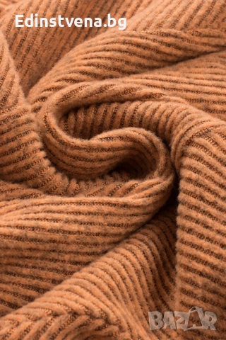 Дамска блуза в кафяво с дълъг ръкав, снимка 9 - Блузи с дълъг ръкав и пуловери - 53069682