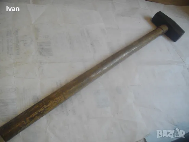 89см/5,2кг НЕМСКИ МАСИВЕН КОВАН РЪЧЕН ЧУК ГОЛЯМ С ГЛАВА 4,0 кг, снимка 14 - Други инструменти - 49829265