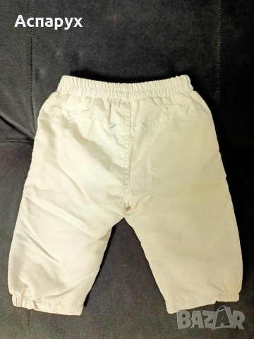 Бебешко ватирано долнище с ластик марка Fagottino. За деца 0-3 месеца, снимка 3 - Панталони и долнища за бебе - 43244062