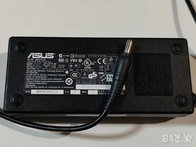Оригинално зарядно ASUS 19V / 6.32A / 120W, снимка 2 - Части за лаптопи - 49441490