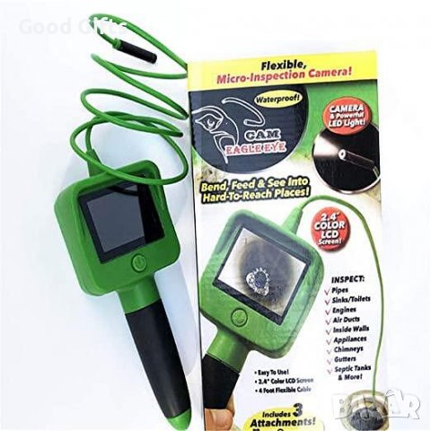 Водоустойчив ендоскоп-мини камера за инспекция с цветен LCD екран IP29, снимка 2 - Друга електроника - 38095702