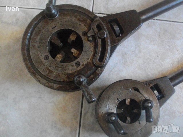 Плашка Водопроводна За Направа На Резби На Тръби-Професионал-Немска 1/4-1Цол/Холандска 1/4-1 1/2 Цол