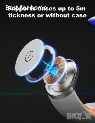 Безжично зарядно устройство VAFOTON 4 в 1, снимка 8 - Друга електроника - 49440707