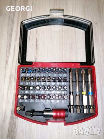 !ПРОМО!Накрайници за винтоверт 42бр, 1/4 магн. държач и бърз захват 19 лв